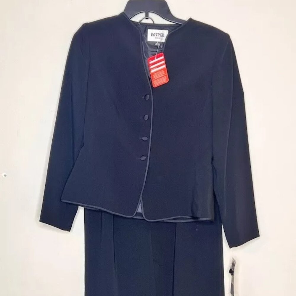 Vtg Kasper Women's Skirt Petites Suit Dress